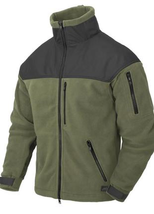 Кофта флісова helikon-tex classic army jacket olive/black