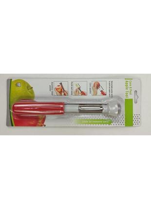 Нож для удаления сердцевины и очищения яблок из нержавеющей стали с пластиковой ручкой