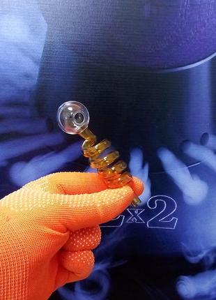 Трубка стеклянная helix compact oil orange