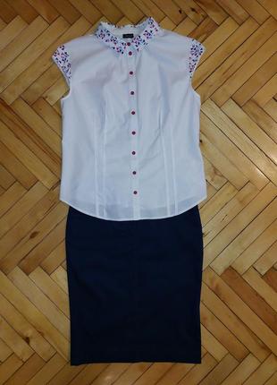 Костюм літній decorus р.48 блузка спідниця