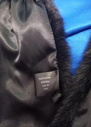 Дизайнерский кейп меховое пальто накидка пончо жилет жилетка с мехом норки меховый болеро болєро6 фото