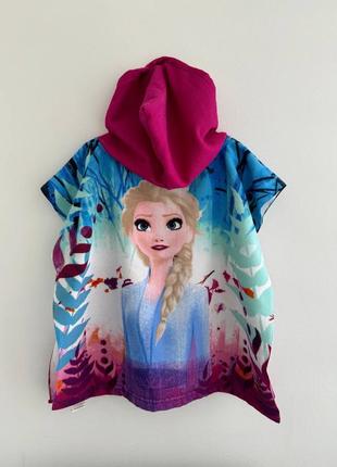 Рушник frozen, пончо холодне серце, ельза та анна