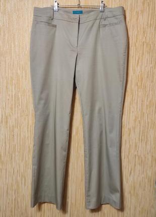 Жіночі літні легкі брюки штани прямого силуету довгі  на високий зріст,  р.54/ eur46