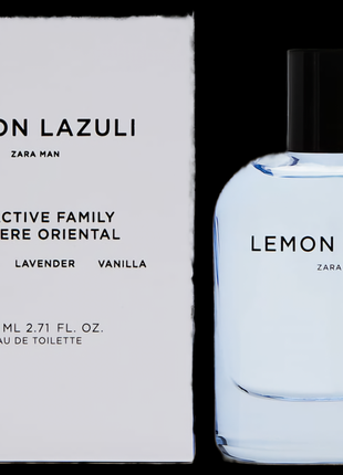 Zara lemon lazuli для мужчин 80 мл