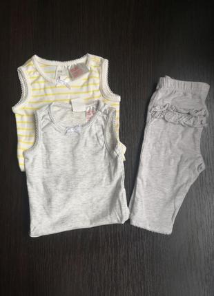 Набор/ летний комплект вещей для новорожденных / боди h&amp;m
