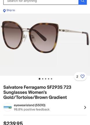 Окуляри salvatore ferragamo оригінал