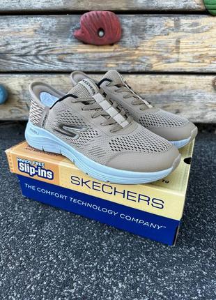 Літні кросівки сітка scechers slip-ins7 фото