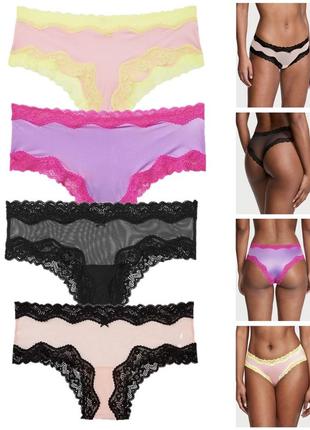 Комплект кружевных трусиков victorias secret, 4шт