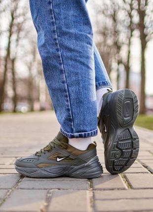 Жіночі кросівки nike m2k tekno green знижка sale | smb7 фото