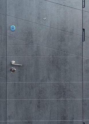 Двері ф3 маестро метал 2050*860 праві бетон сірий