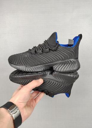 Кроссовки adidas alphabounce instinct black&blue 36-459 фото