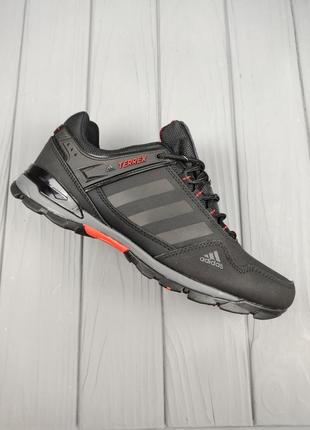 Мужские кроссовки adidas terrex black gray red