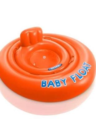 Надувной плотик intex "baby float"  (76 см) 56588