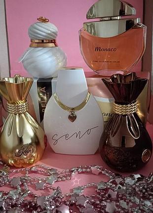 Сет з 5 ароматів prive perfumes monaco seno pure kanz kanz bella