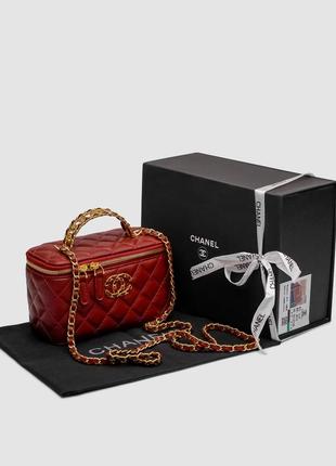 Шикарна модель сумки chanel для дівчат жінок бордова шанель на плечі преміум шкіра, топ якості