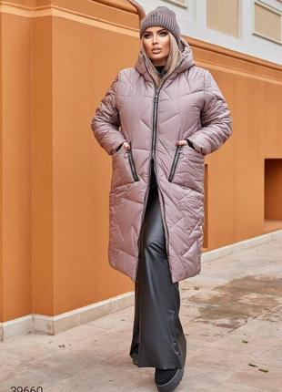 Зимове жіноче пальто 48-50