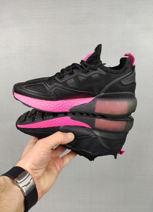 Кроссовки женские adidas zx 2k boost black&pink 36-409 фото
