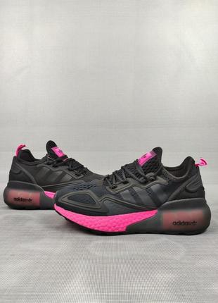 Кроссовки женские adidas zx 2k boost black&pink 36-404 фото