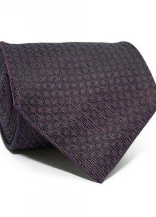 Краватка фіолетова з квадратиками gin-2289