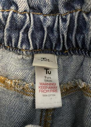 Качественная джинсовая юбка для девочки5 фото