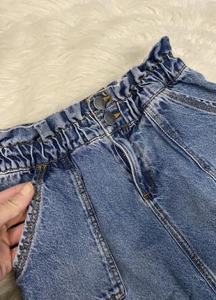 Качественная джинсовая юбка для девочки7 фото