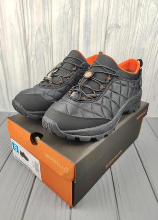 Кросівки меррелл термо merrell ice cap thermo black orange