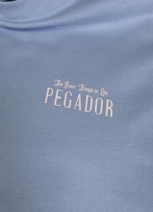 Мужская футболка оверсайз pegador leander - print t-shirt6 фото
