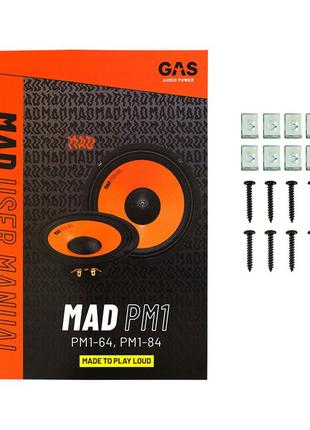 Нч-сч динаміки gas mad pm1-84