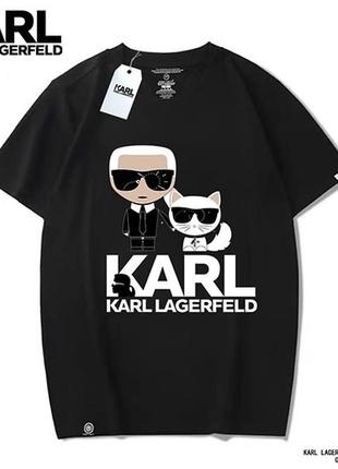 Футболка в стилі karl lagerfeld