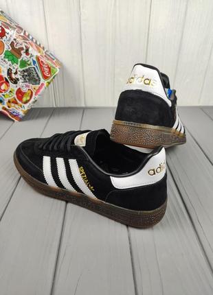 Мужские кроссовки adidas handball spezial black white