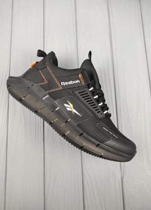 Мужские кроссовки reebok zig kinetica edge black orange