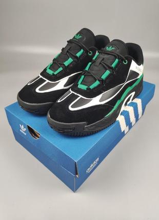 Мужские кроссовки adidas niteball 2 black green