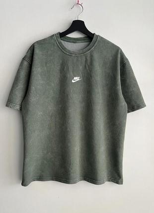 Чоловіча жіноча футболка nike oversize оверсайз брендова