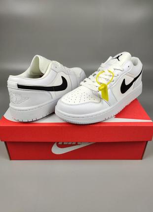 Кросівки найк джордан чоловічі nike air jordan 1 low white university