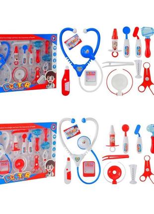 Іграшковий набір лікаря star toys стетоскоп, шприц, молоточок, термометр sd169-200