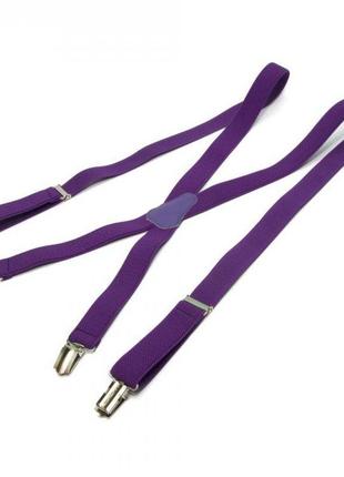 Підтяжки gofin suspenders фіолетові (pbxx-5921) (bbx)