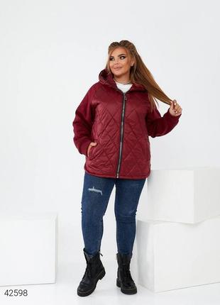 Жіноча демісезонна куртка великих розмірів розмір 48-502 фото