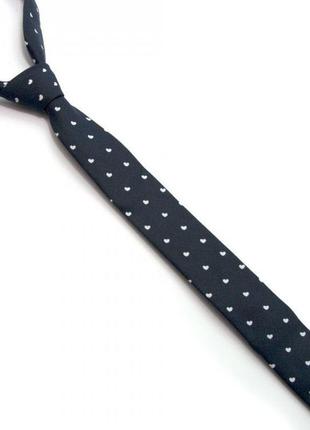 Узкий галстук gofin синий (gdg-0023)