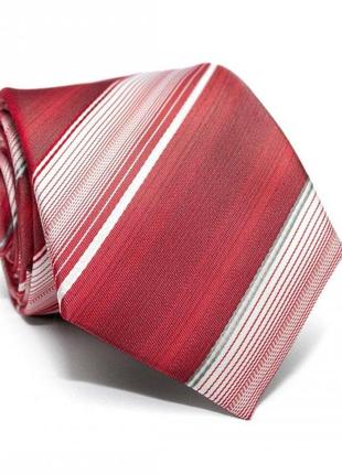 Краватка c&a чоловіча червона в смужка ca-4137