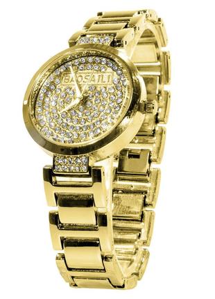 Наручные часы baosaili kj805 gold женские кварцевые с камнями (3081-8903)