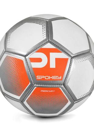 Футбольний м'яч spokey mercury розмір 5 біло-жовтогарячий
