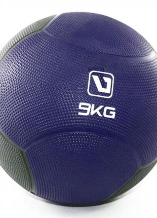 Медбол liveup medicine ball 9 кг blue (ls3006f-9)