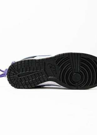 Nike sb dunk low black purple7 фото
