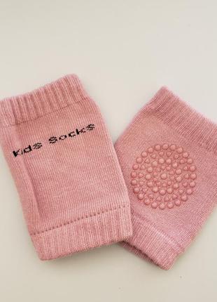 Наколенники для малышей для ползония антискользящие с силиконовыми точками девочке...