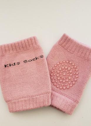 Наколенники для малышей для ползония антискользящие с силиконовыми точками девочке...