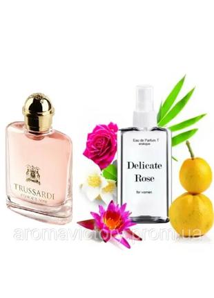 Trussardi delicate rose 110 мл - духи для женщин (труссарди деликат роуз) очень устойчивая парфюмерия