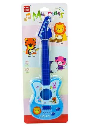 Игрушечная гитара tian hui "musicians" синяя 8805a