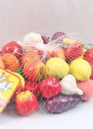 Игрушечные продукты star toys фрукты и овощи, пенопласт 1022