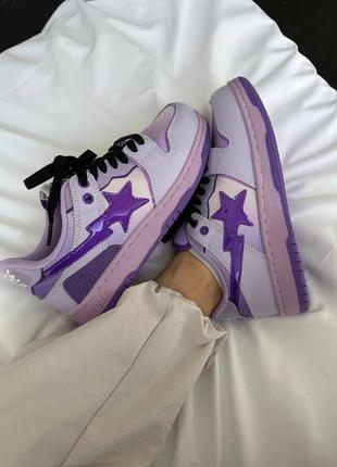 A bathing ape bape sta sk8 purple9 фото