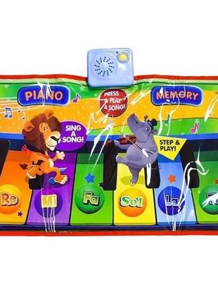 Музыкальный коврик star toys 81см танцевальный, батарейки sl8887
